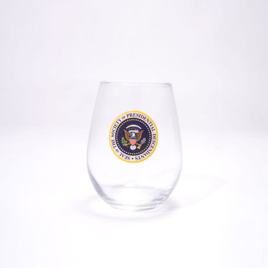 Society of Presidential Descendants 12oz Stemless Wine Glass