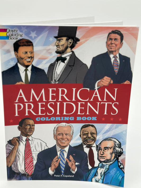 American Presidents Coloring Book